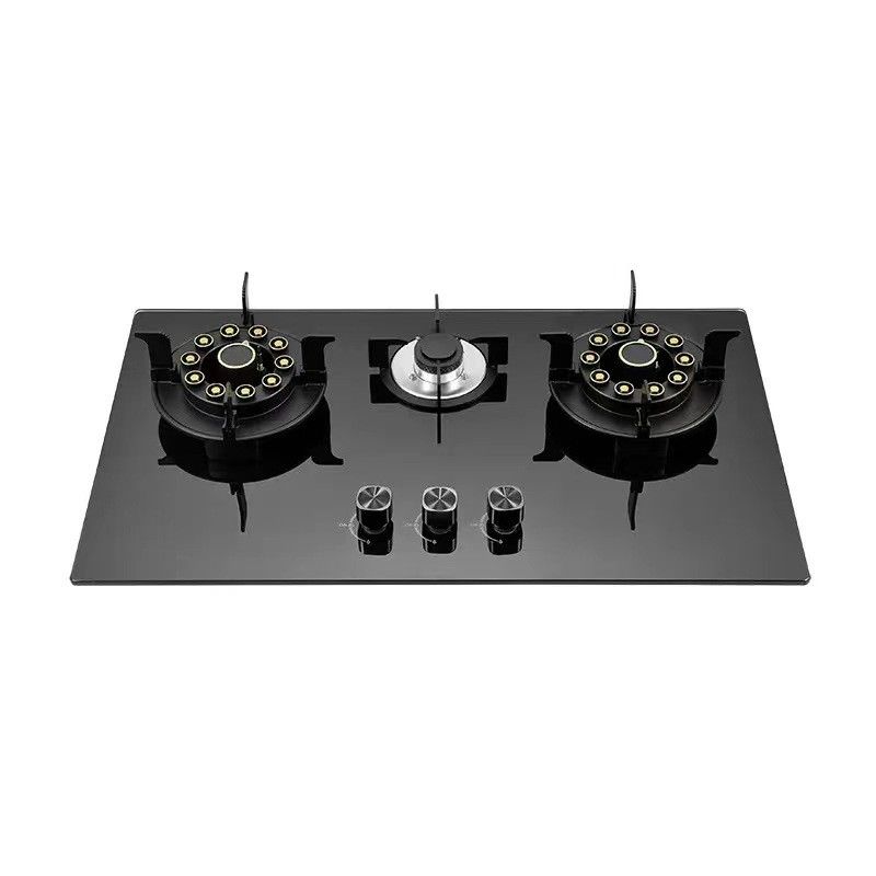 Cuisinière à gaz à Wok à flamme bleue pour l'allumage électronique 220v domestique et commercial