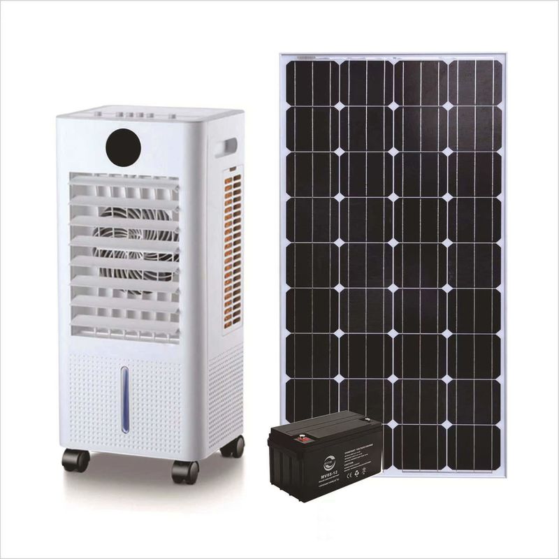 Ventilateur de refroidissement à charge solaire en courant continu Parfait pour le refroidissement extérieur et la circulation de l'air