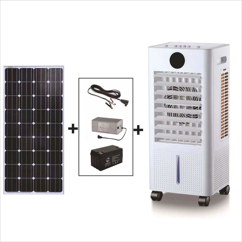 Moule privé 12V courant continu ventilateur solaire de refroidissement et lumière pour conteneur d'expédition alimenté solaire